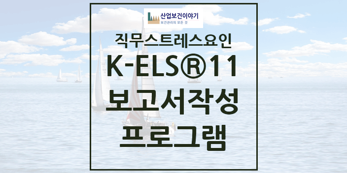 한국형 감정노동평가도구(K-ELS 11) 결과보고서 제작 프로그램 애플리케이션